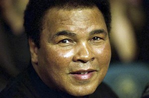 Muhammad Ali at Boxing Match