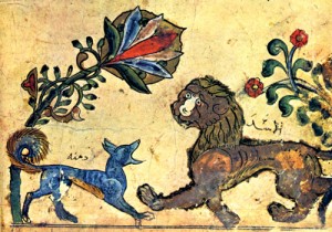009[amolenuvolette.it]1200 1220 le lion et le chacal  kalila et dimma de bidpai syrie